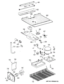 03 - Section3 parts for Ge Refrigerator TBX18SYYBRWH from AppliancePartsPros.com