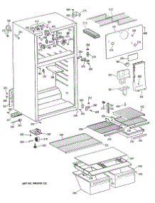 02 - Section2 parts for Ge Refrigerator TBX18TATDRWH from AppliancePartsPros.com