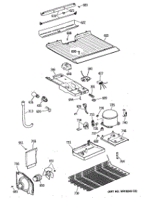 03 - Section3 parts for Ge Refrigerator TBX18TAYBRAD from AppliancePartsPros.com