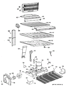 03 - Section3 parts for Ge Refrigerator TBX18TRNRAD from AppliancePartsPros.com