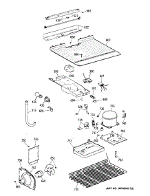 03 - Section3 parts for Ge Refrigerator TBX18YIYBRWH from AppliancePartsPros.com