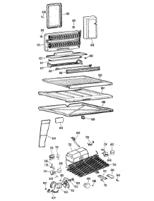 03 - Section3 parts for Ge Refrigerator TBX18ZFCR from AppliancePartsPros.com