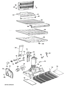 03 - Section3 parts for Ge Refrigerator TBX18ZKBR from AppliancePartsPros.com