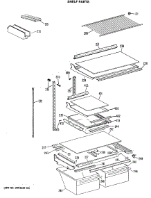 04 - Shelf Parts parts for Ge Refrigerator TBX19GASNRAD from AppliancePartsPros.com
