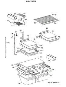 04 - Shelf Parts parts for Ge Refrigerator TBX19JASPRWH from AppliancePartsPros.com