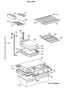04 - Shelf Parts parts for Ge Refrigerator TBX19JATCRWW from AppliancePartsPros.com