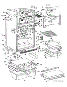 02 - Section2 parts for Ge Refrigerator TBX19ZPARAD from AppliancePartsPros.com