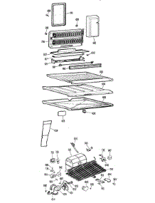 03 - Section3 parts for Ge Refrigerator TBX20KFBR from AppliancePartsPros.com
