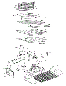 03 - Section3 parts for Ge Refrigerator TBX21CKBR from AppliancePartsPros.com