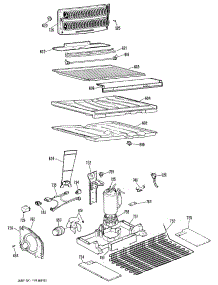 03 - Section3 parts for Ge Refrigerator TBX21DKCR from AppliancePartsPros.com