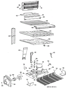 03 - Section3 parts for Ge Refrigerator TBX21DLMRWH from AppliancePartsPros.com