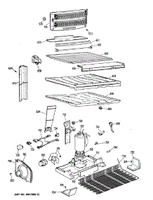 03 - Section3 parts for Ge Refrigerator TBX21DPBRWH from AppliancePartsPros.com