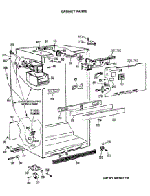 03 - Cabinet Parts parts for Ge Refrigerator TBX21JISMRWH from AppliancePartsPros.com