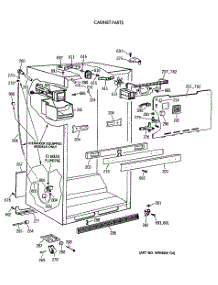 03 - Cabinet Parts parts for Ge Refrigerator TBX21JISYRWH from AppliancePartsPros.com