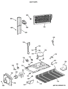 06 - Unit Parts parts for Ge Refrigerator TBX21JISYRWH from AppliancePartsPros.com