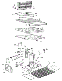 03 - Section3 parts for Ge Refrigerator TBX21KKBR from AppliancePartsPros.com