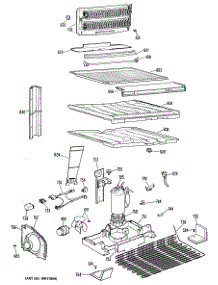 03 - Section3 parts for Ge Refrigerator TBX21KMBRAD from AppliancePartsPros.com