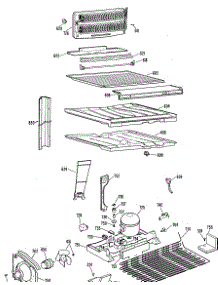 03 - Section3 parts for Ge Refrigerator TBX21KMRRAD from AppliancePartsPros.com