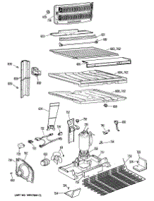 03 - Section3 parts for Ge Refrigerator TBX21KRBRAD from AppliancePartsPros.com