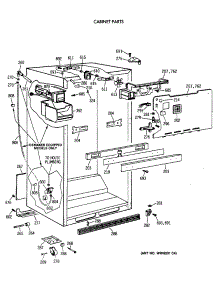 03 - Cabinet Parts parts for Ge Refrigerator TBX21NIXDRAA from AppliancePartsPros.com