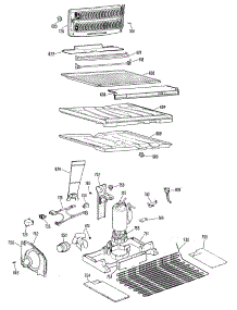 03 - Section3 parts for Ge Refrigerator TBX21TKBR from AppliancePartsPros.com
