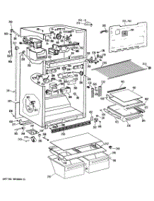 02 - Section2 parts for Ge Refrigerator TBX21TPARWH from AppliancePartsPros.com