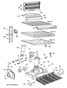 03 - Section3 parts for Ge Refrigerator TBX21TPARWH from AppliancePartsPros.com