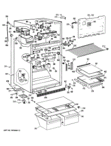 02 - Section2 parts for Ge Refrigerator TBX21TRBRWH from AppliancePartsPros.com