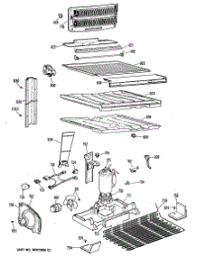 03 - Section3 parts for Ge Refrigerator TBX21TRBRWH from AppliancePartsPros.com