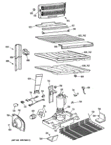 03 - Section3 parts for Ge Refrigerator TBX21WPARWH from AppliancePartsPros.com