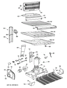 03 - Section3 parts for Ge Refrigerator TBX21ZRBRWH from AppliancePartsPros.com