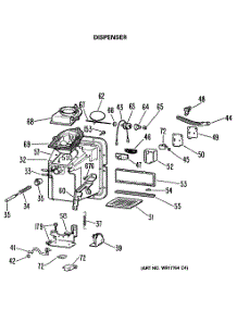 02 - Dispenser parts for Ge Refrigerator TBX22PCSNRAA from AppliancePartsPros.com