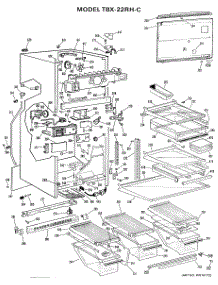 03 - Section3 parts for Ge Refrigerator TBX22RHCL from AppliancePartsPros.com