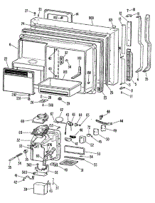 02 - Section2 parts for Ge Refrigerator TBX22RKCR from AppliancePartsPros.com