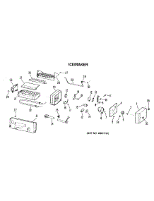 06 - Icemaker parts for Ge Refrigerator TBX22RLFRAD from AppliancePartsPros.com