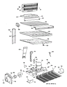 04 - Section4 parts for Ge Refrigerator TBX22RPLRAD from AppliancePartsPros.com