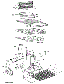 03 - Section3 parts for Ge Refrigerator TBX22ZKCR from AppliancePartsPros.com