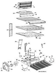 03 - Section3 parts for Ge Refrigerator TBX22ZMRRAD from AppliancePartsPros.com