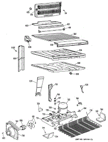 03 - Section3 parts for Ge Refrigerator TBX22ZPKRWH from AppliancePartsPros.com
