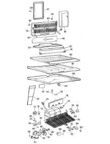 03 - Section3 parts for Ge Refrigerator TBX23CHCR from AppliancePartsPros.com