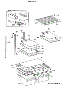 04 - Shelf Parts parts for Ge Refrigerator TBX24JISYRWH from AppliancePartsPros.com