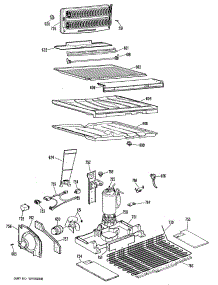 03 - Section3 parts for Ge Refrigerator TBX24ZKCR from AppliancePartsPros.com