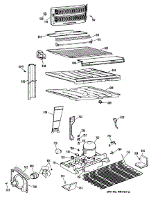 03 - Section3 parts for Ge Refrigerator TBX24ZPKRAD from AppliancePartsPros.com