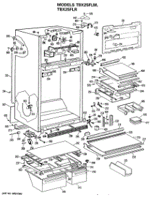 03 - Section3 parts for Ge Refrigerator TBX25FLMLAD from AppliancePartsPros.com