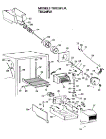 04 - Section4 parts for Ge Refrigerator TBX25FLMLAD from AppliancePartsPros.com