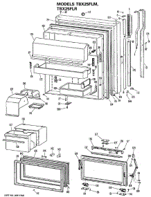 02 - Section2 parts for Ge Refrigerator TBX25FLRRAD from AppliancePartsPros.com