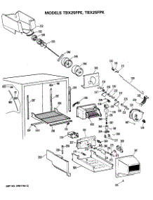 04 - Section4 parts for Ge Refrigerator TBX25FPKLAD from AppliancePartsPros.com