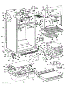 03 - Section3 parts for Ge Refrigerator TBX25MLMLAD from AppliancePartsPros.com