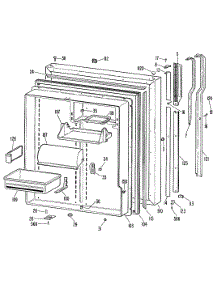 02 - Section2 parts for Ge Refrigerator TBX25RKBR from AppliancePartsPros.com