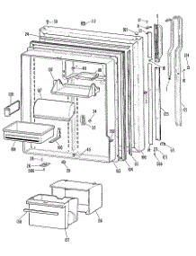02 - Section2 parts for Ge Refrigerator TBX25RLBL from AppliancePartsPros.com